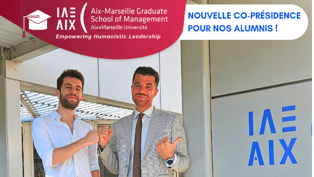 Nouvelle Coprésidence pour votre association des Alumnis de l'IAE ! 📣